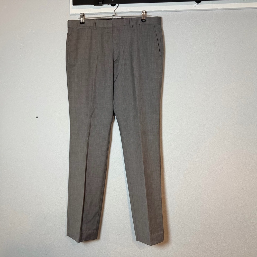 Theory Wool Marlo Gudgeon Dress Pants Mens Size 34 Gray